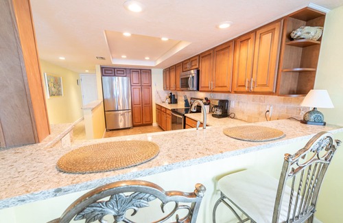 Indian Harbour Beach Condo | Ocean front corner unit with quiet beach