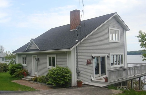 Harpswell House | Ocean Front House with large wharf and dock