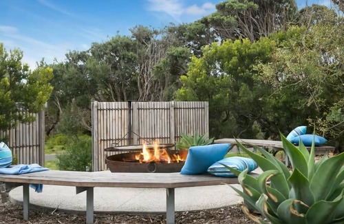 St. Andrews Beach House | Ocean Luxe Retreat | Entertainer with Pool and Tennis Court