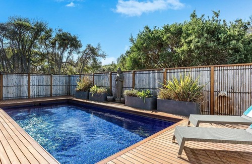 St. Andrews Beach House | Ocean Luxe Retreat | Entertainer with Pool and Tennis Court
