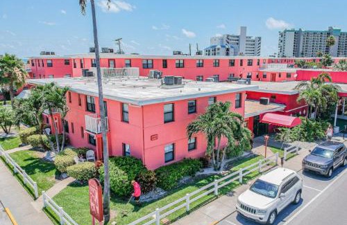 St. Pete Beach Apartment | Ocean view balcony with heated pool