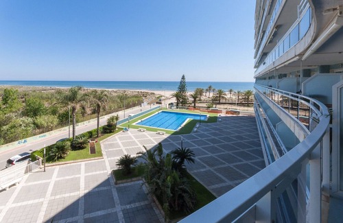 Playa de Gandia Apartment | Ocean view condo located steps from the beach. Modern decoration!