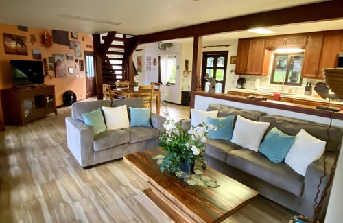Kehena Beach Estates House | Ocean view Custom home steps away from Kehena Black Sand Beach