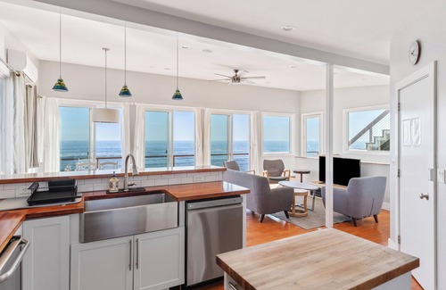 Ocean Bay Park House | Oceanfront Home in Ocean Bay Park with POOL