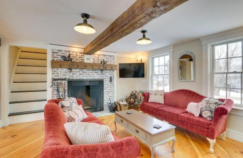 Stockton Springs House | Oceanfront Mid-Coast Maine Home with Private Beach!