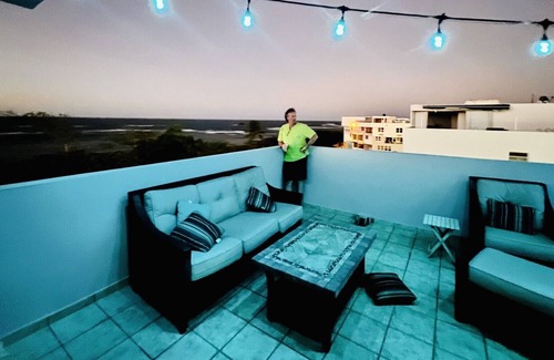 Vega Baja Condo | Oceanfront Three Level Penthouse With Gorgeous Rooftop Terrace