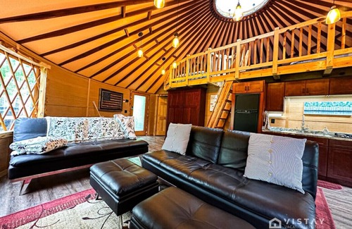 Duck Creek Village RV Rental | Off-Grid Yurt at Angel Valley Ranch