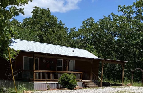 Okmulgee County Cabin | OK40 Ranch North Cabin in the woods