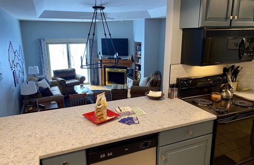 Ludlow Condo | OKEMO SKI IN/OUT. WALK TO Solitude Lifts, Pool/Hottubs,bar,free e-car charging