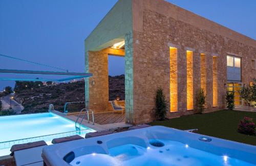 Marathi Villa | Olea Villas - Infinity Pool, Hot Tub, Sea Views
