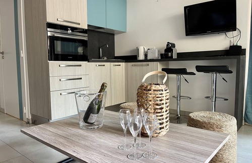 California - Pezou Apartment | One bedroom apartment (4p)- pool-AC- near shops, Croisette, sea, palais Festival