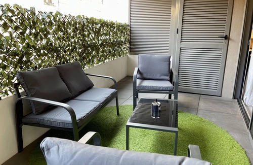 California - Pezou Apartment | One bedroom apartment (4p)- pool-AC- near shops, Croisette, sea, palais Festival