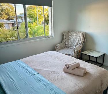 Gold Coast House | One Bedroom with shared bathroom and kitchen