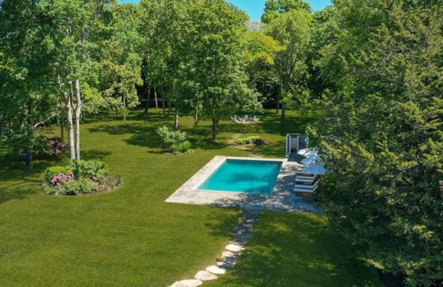 East Hampton House | One Minute to Main St. East Hampton/Private Backyard Oasis