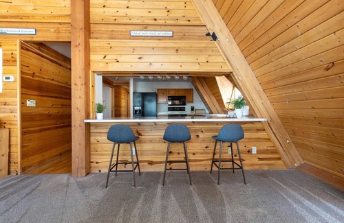 Pinetop Cabin | One of a Kind A-Frame with Cathedral Ceilings in Prestigious Gated Country Club
