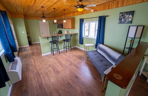 Kelleys Island House | One room studio for the couple who wants a porch on Lake Erie and fire pit