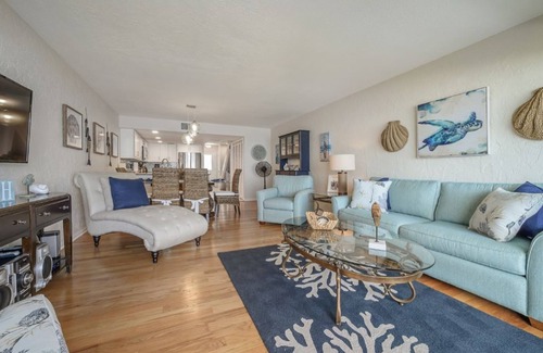 Indian Rocks Beach Condo | One step and you are on the BEACH! Watch AMAZING sunsets from 3 decks!