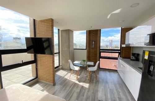 Santa Fe Apartment | Open sky terrace apartment at Bogotánn