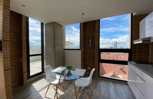 Santa Fe Apartment | Open sky terrace apartment at Bogotánn