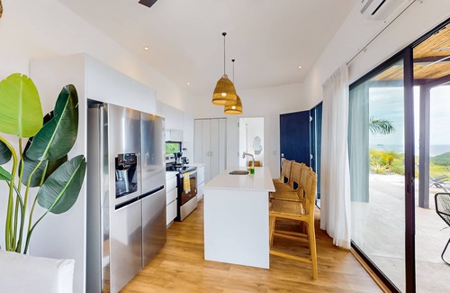 Cabo Velas House | Opulent mountain oasis with private ocean-view infinity pool, terrace & hammocks