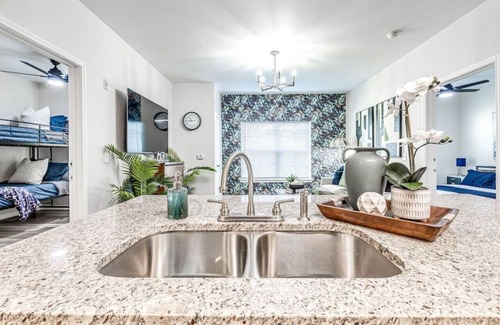 Stillwater Condo | OSU Luxe Condo - 4 Bed - Sleeps 9