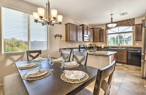 Entrada Del Oro House | Outdoor Oasis: Home w/Fire Pit in Gold Canyon!