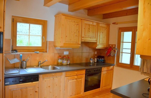 Saint-Luc Ski Chalet | Outside : chalet for 8 persons, large terrace and balcony with garden furniture -Inside : 160 sqm, s