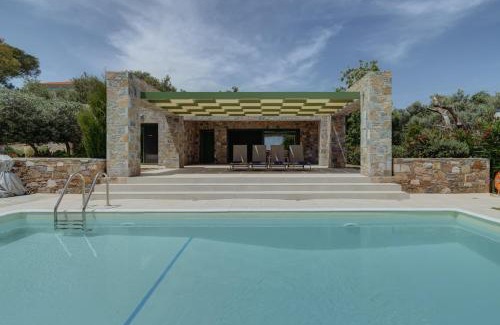 Plomari House | Ouzo Stone House 1 with private pool