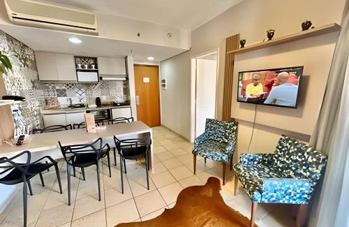 Boqueirao Apartment | Pé na Areia: Flat à Beira-Mar para a Família