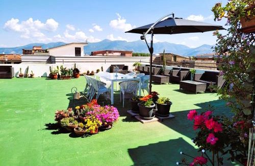 Sant'Egidio del Monte Albino House | Palazzo Di Donna panoramic terraces and private parking strategic to Amalfi Coast, Pompei, Napoli