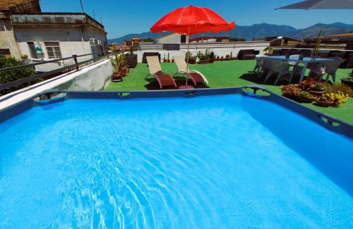 Sant'Egidio del Monte Albino House | Palazzo Di Donna panoramic terraces and private parking strategic to Amalfi Coast, Pompei, Napoli