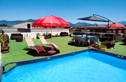 Sant'Egidio del Monte Albino House | Palazzo Di Donna panoramic terraces and private parking strategic to Amalfi Coast, Pompei, Napoli