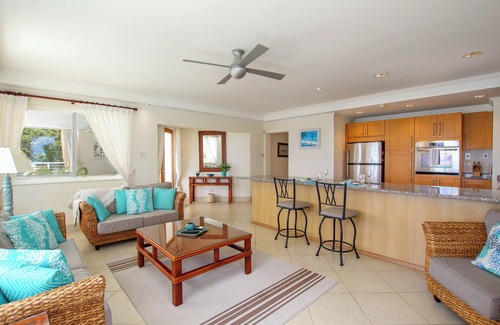 Saint Matthias Condo | Palm Beach 401, Hastings Barbados, 2 Bdrm Condo. STUNNING Ocean & Garden Views!