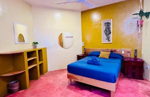 Brisas de Zicatela Hotel | Palmar la Punta 6 AC Starlink 2min walk to beach