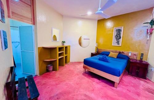 Brisas de Zicatela Hotel | Palmar la Punta 6 AC Starlink 2min walk to beach