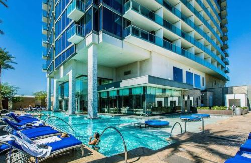 Las Vegas Apartment | Palms Studio 23319 View & Balcony