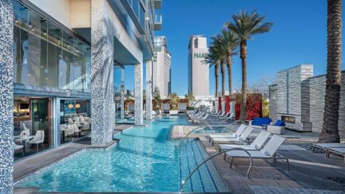 Las Vegas Apartment | Palms Studio 23319 View & Balcony