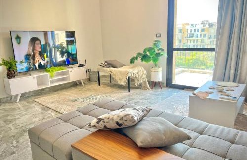 The 5th Settlement Apartment | Panoramic View Luxury 2 Beds Hotel Apart - East Town Compound - Sodic - New Cairo - Cairo