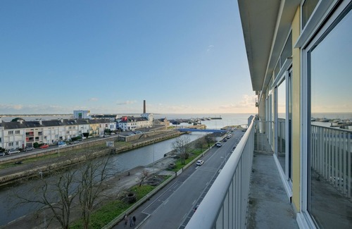 Saint-Nazaire Apartment | Paquebot - Appt vue port