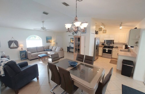 Sebastian Highlands House | Paradise Bliss! Heated Pool, Boat Parking, Fenced Yard, Near Beaches!