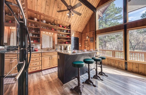 Ruidoso Cabin | Paradise on the River | Wood Fireplace, Hot Tub!