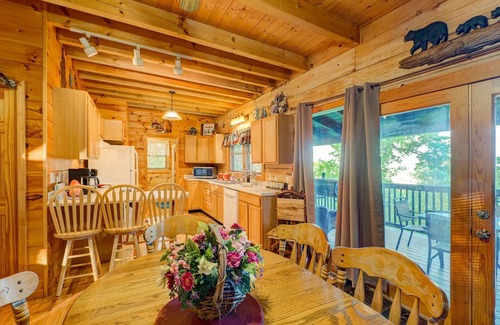 Pigeon Forge Cabin | Paradise Ridge Log Cabin. Spectacular Mountain and City View of Pigeon Forge