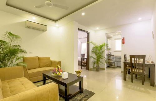 Sushant Lok Apartment | Parfait Street 2Bhk service apartment near Fortis