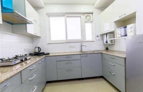 Sushant Lok Apartment | Parfait Street 2Bhk service apartment near Fortis