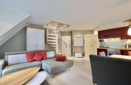 Wangerooge Apartment | Parkoase 3, Maisonette Wohnung mit Balkon