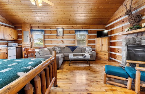 Fancy Gap Cabin | Parkway Lodge with Jacuzzi and Mountain Views! Cabin 11
