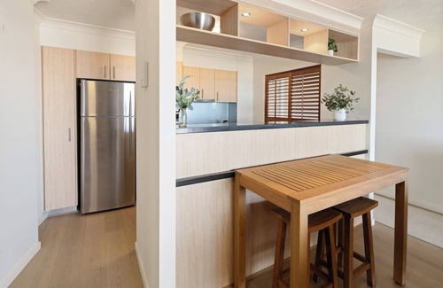 Palm Beach Apartment | Pastel Drift Beachfront Haven by Dining and Parks