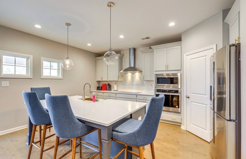 Newnan House | Patio w/Fireplace: Spacious Sharpsburg Home!