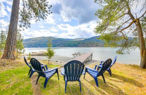 Sandpoint House | Peaceful Cabin with Dock on Lake Pend Oreille