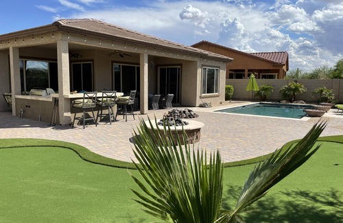 Montecito in Estrella House | Peaceful Desert View Oasis with Heated Pool